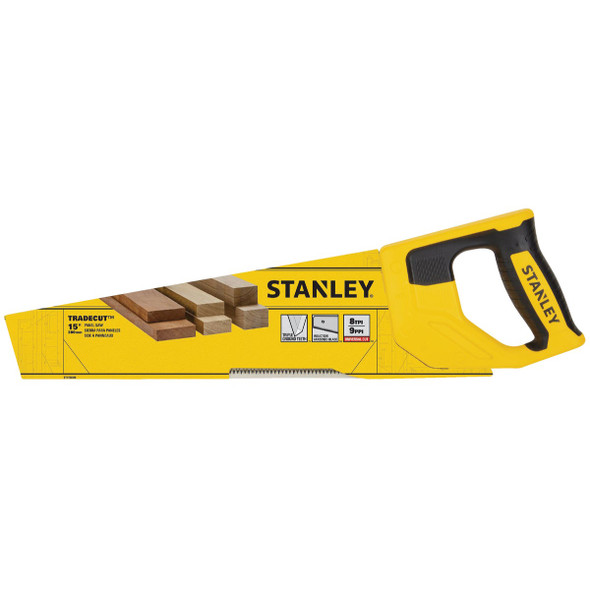 Stanley TRADECUT 15 In. L Blade 9 PPI Bi-Material Hand Saw STHT20348 386294
