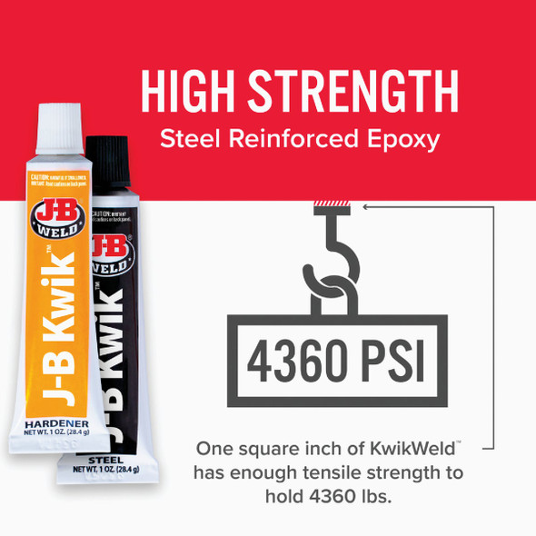 J-B Weld (2) 1 Oz. KwikWeld Epoxy 8276 354872