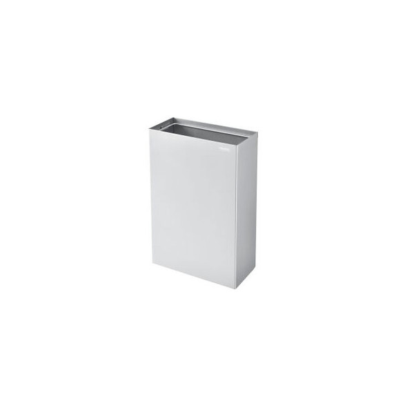 Global Industrial Stainless Steel Wall Mount Trash Can 11 Gallon