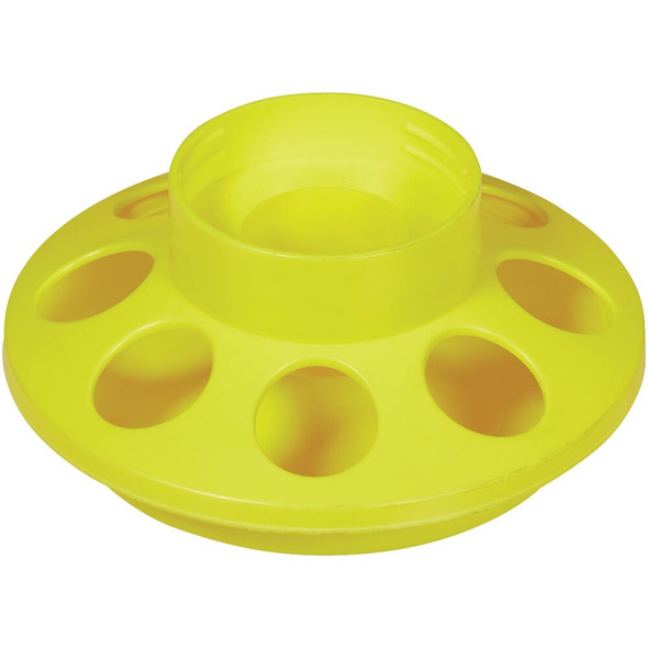 Farm-Tuff 1 Qt. Capacity Polypropylene Poultry Feeder Base 50095 750648
