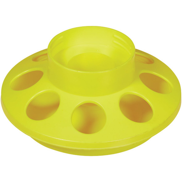 Farm-Tuff 1 Qt. Capacity Polypropylene Poultry Feeder Base Farm-Tuff 1 Qt. Capacity Polypropylene Poultry Feeder Base