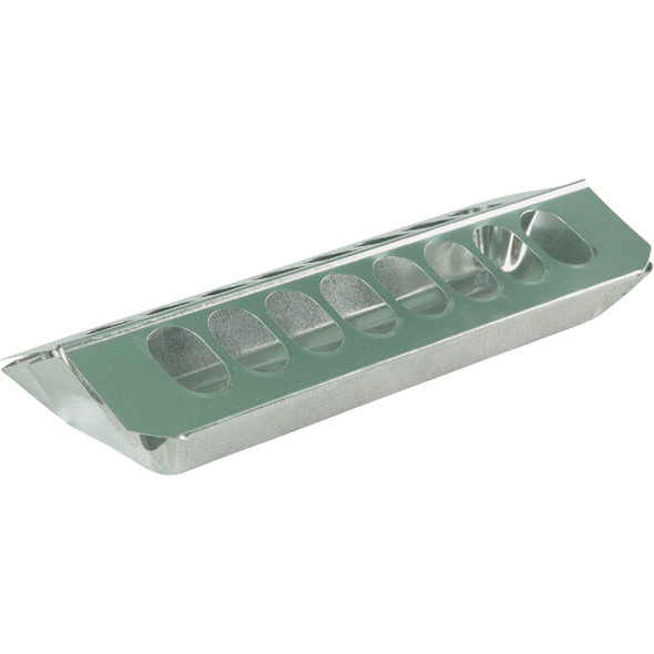 Farm-Tuff 12 In. Slide-Top Galvanized Steel Poultry Feeder 12ST