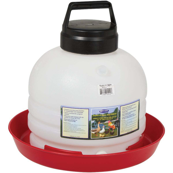 Farm-Tuff 3 Gal. Poly Top Fill Poultry Fountain P3G04