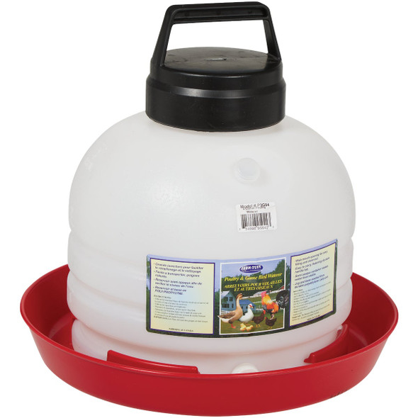 Farm-Tuff 3 Gal. Poly Top Fill Poultry Fountain P3G04