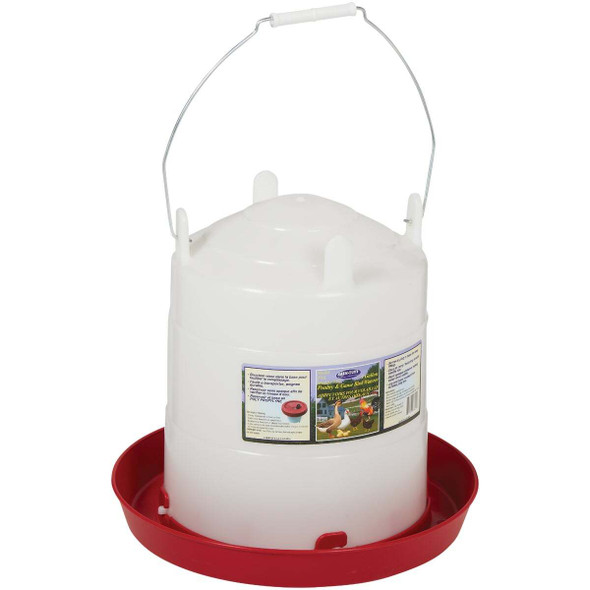 Farm-Tuff 3 Gal. Poly Bottom Fill Poultry Fountain P3G