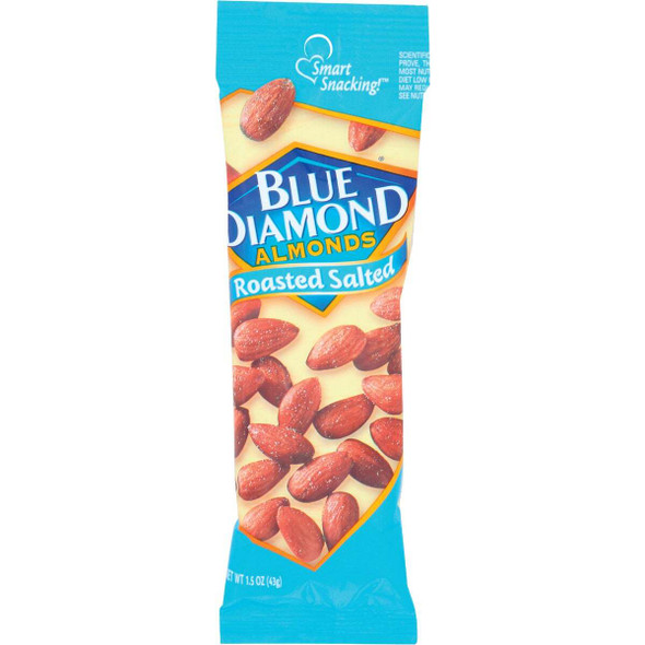 Blue Diamond 1.5 Oz. Roasted Salted Almonds 113390 Pack of 12