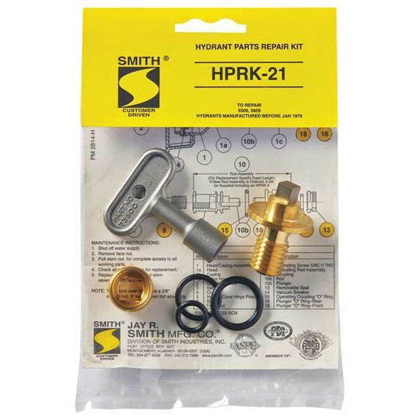 Jay R. Smith Manufacturing Hydrant Repair Kit HPRK-21