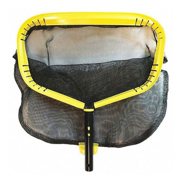 Jed Pool Tools Leaf Skimmer,1.5 in L,Black; Yellow 40-389