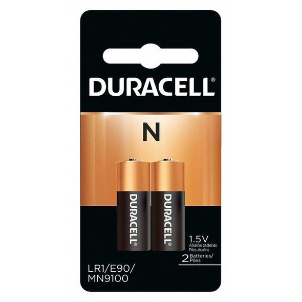 Duracell Battery,Size N,Alkaline,1.5V,PK2 MN9100