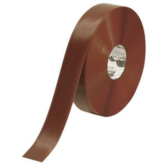 Mighty Line Floor Marking Tape vinyl 2 in W x 50 mil Thick 2RBRN