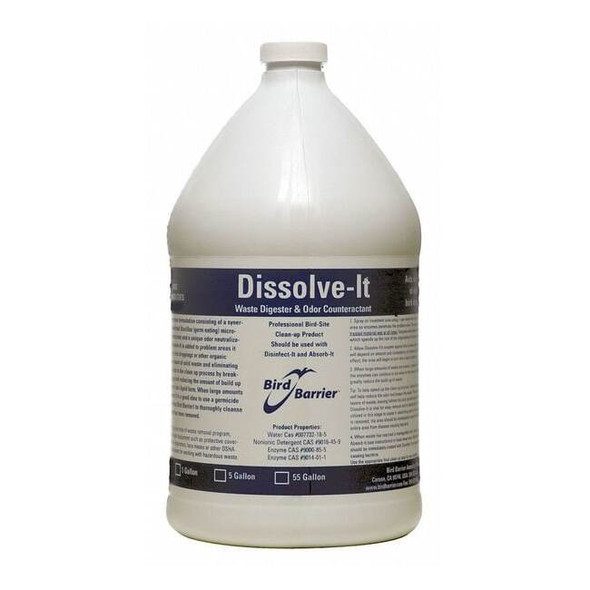 Bird Barrier Bird Dropping Remover,1 gal,Jug cl-3000