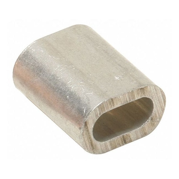 Bird Barrier Crimps Ferrules,1/8 in W,3/4 in H,PK100 nc-n200
