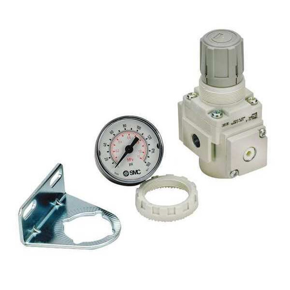 Smc Air Regulator,1/8" RC Port AR20K-01BG-B Smc Air Regulator,1/8" RC Port AR20K-01BG-B