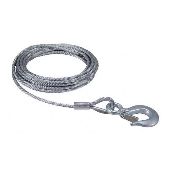 Dutton-Lainson Cable and Hook,1/4 In x 25 Ft. 6520