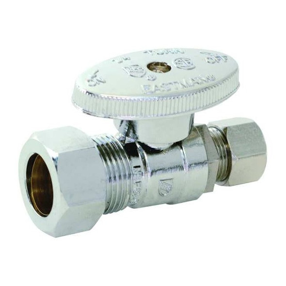 Manufacturer Varies Water Supply Stop,Brass,1/4-Turn,5/8" 10756lf