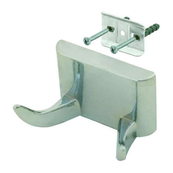 Manufacturer Varies Robe Hook,Metal,Chrome Plated,2 1/4 in W 15241