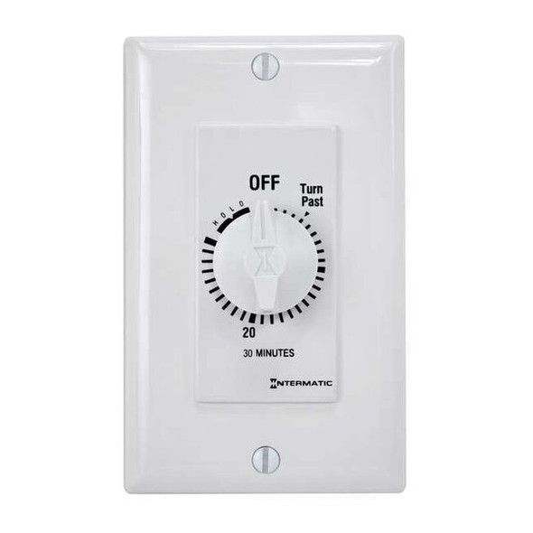 Intermatic Timer,Spring Wound,15 Min,Hold Feature FD15MHW