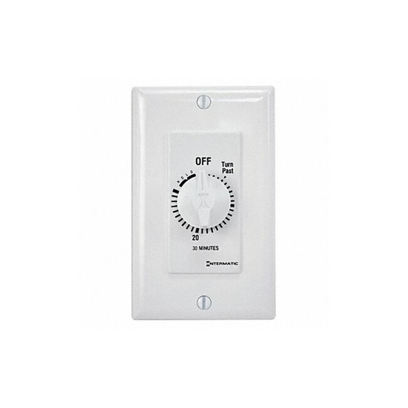 Intermatic Spring-Wound Timer, White, 277V AC FD15MHW