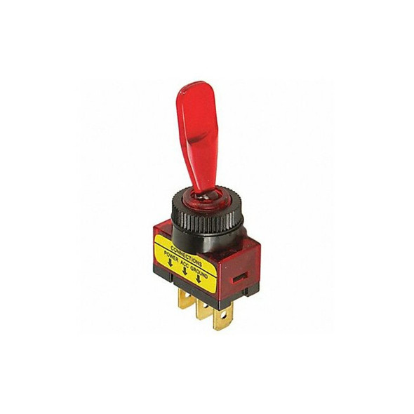 Battery Doctor Toggle Switch,SPST,1/4" Male Terminal 20500