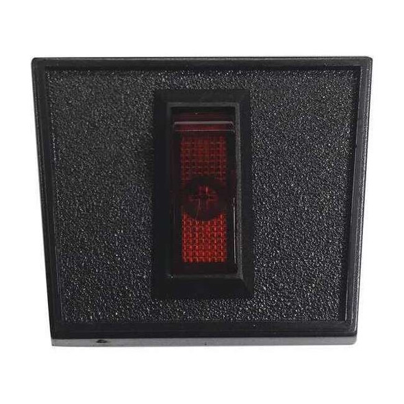 Battery Doctor Rocker Switch,SPST,Panel Mount,Red 20595