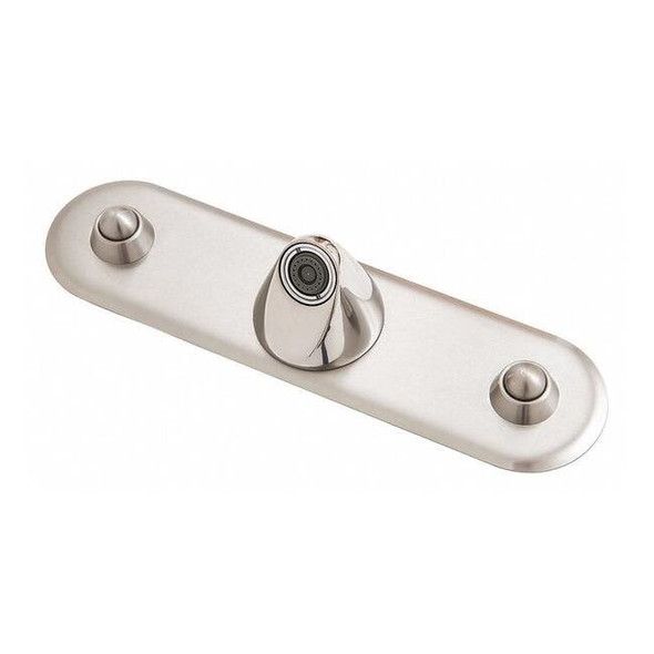 Metering 8" Mount, 3 Hole Ligature Resistant Bathroom Faucet, Satin