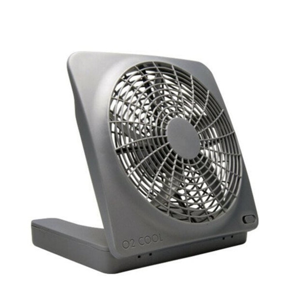 10" Blade Dia Compact Fan, 2 Speeds, Gray, Plug-in with the AC adapter  FD10101A