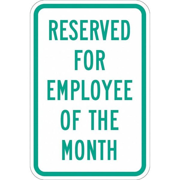 Lyle Employee Parking Sign,18" x 12, T1-1039-DG_12x18 T1-1039-DG_12x18