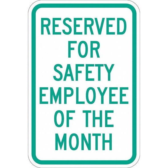 Lyle Employee Parking Sign,18" x 12, T1-1184-EG_12x18 T1-1184-EG_12x18