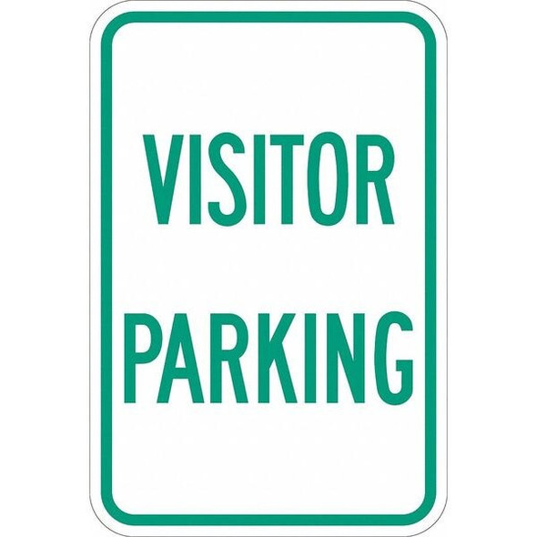 Lyle Visitor Parking Sign,18" x 12" T1-1191-DG_12x18