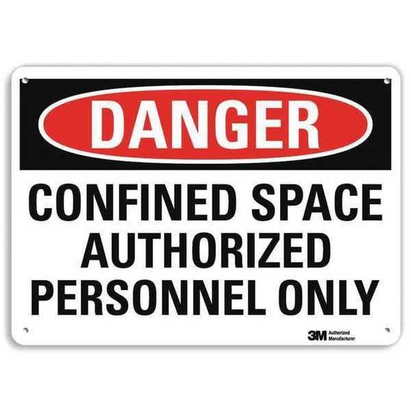 Lyle Danger Sign,14" W,10" H,0.040" Thickness, U1-1020-NA_14x10 U1-1020-NA_14x10