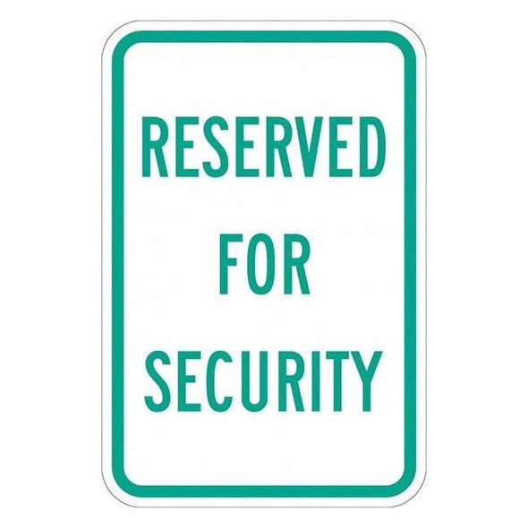 Lyle Security Parking Sign,18" x 12, T1-1185-EG_12x18 T1-1185-EG_12x18