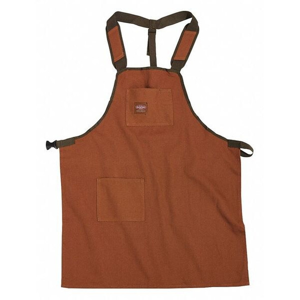 Bucket Boss Tool Apron, Tool Apron, Brown, Canvas, 3 Pockets 80300