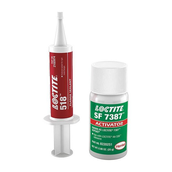 Anaerobic Anaerobic Gasket Maker, 25 mL, Red, Temp Range -65 to 300 Degrees F