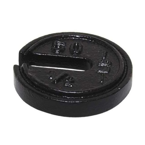 Rice Lake Weighing Systems Weight,Slotted,50x0.5lb,Cast Iron,Class7 10154