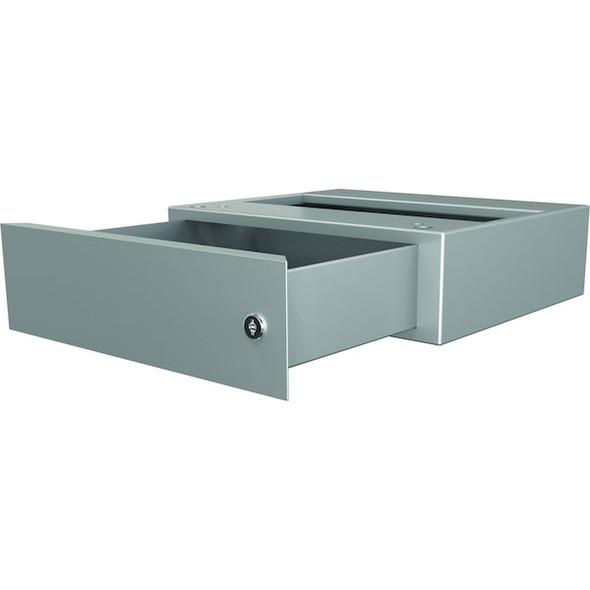 Mooreco Locking Desk Drawer,15 1/2 in W,Silver 34443