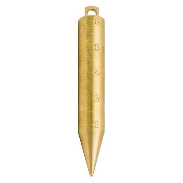 Us Tape Plumb Bob,20 oz. Size,Brass Construction 58899 Us Tape Plumb Bob,20 oz. Size,Brass Construction 58899
