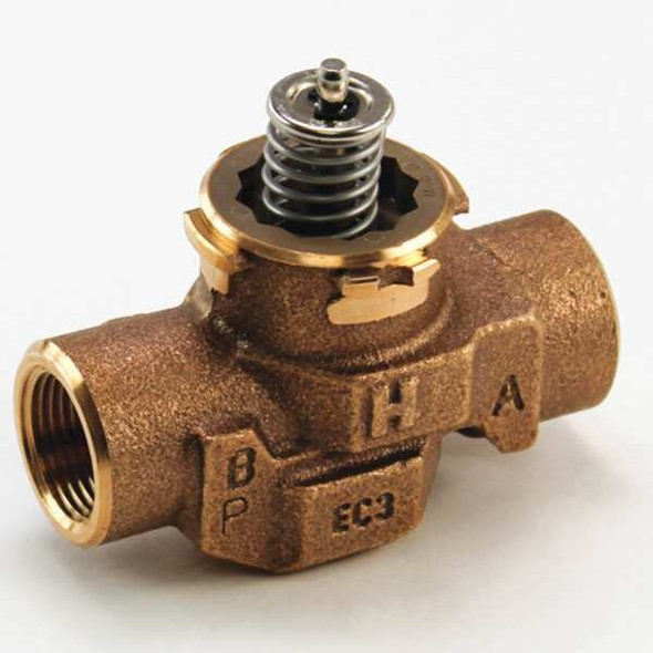 Honeywell Zone Valve, 2 in H, 3.6875 in W, Bronze VCZAL1100 Honeywell Zone Valve, 2 in H, 3.6875 in W, Bronze VCZAL1100
