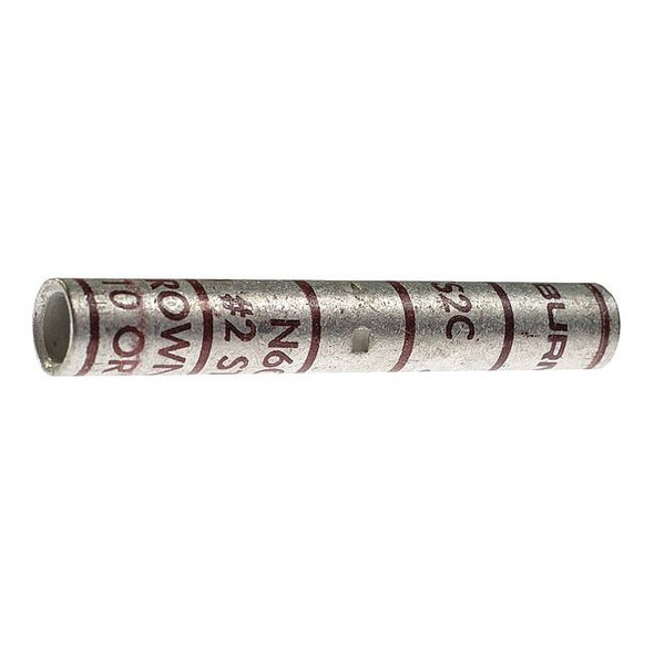 Burndy Open Barrel Splice, Brown, Copper, 35 kV YS2C