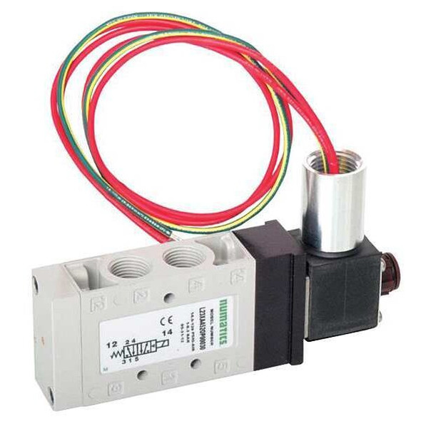 Aventics Haz Loc Sol Air Ctrl Valve,1/4 In,24VDC L12XA452BP00061