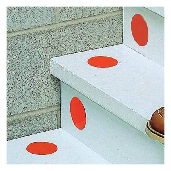 Floor Marking Tape, vinyl, Solid, Orange, 3 in W., 0.216 in Thickness, 50 PK