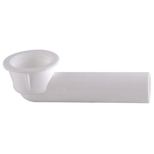 Manufacturer Varies PVC Waste and Overflow Shoe,White 35239