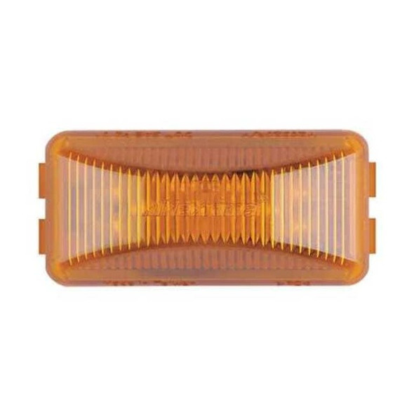 Maxxima Clearance Light, LED, Amber, Rect, 2-1/2 L 3LXG2