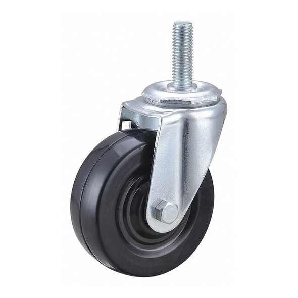 Manufacturer Varies Swivel Stem Caster,Rub,3-1/2 in.,160 lb. 32J821