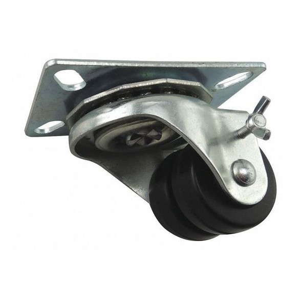 Manufacturer Varies Dual Wheel Swivel Caster w/Brake,2 in,200 lb 33H781