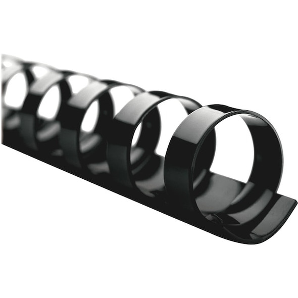 Gbc Binding Spine,Black,Plastic,PK100 4000118