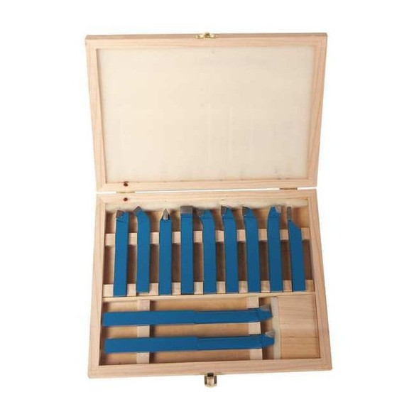 Advantage Plus Carbide Lathe Tool Set,3/8 In 16N206