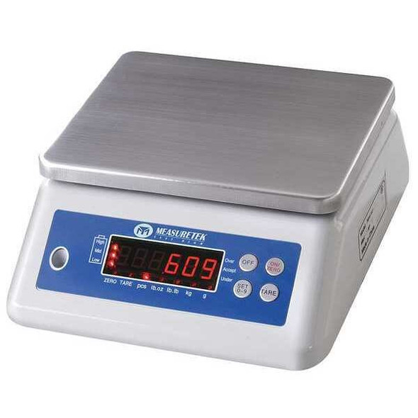 Measuretek Digital Compact Bench Scale 6.6 lb./3kg Capacity 12R990