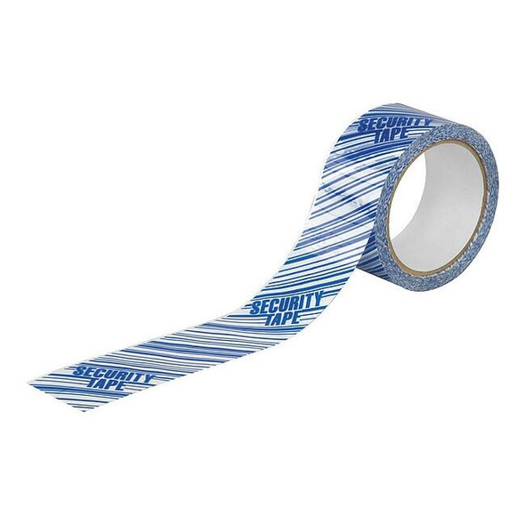 Tapecase Carton Tape,White/Blue,2In x 55Yd 15C745