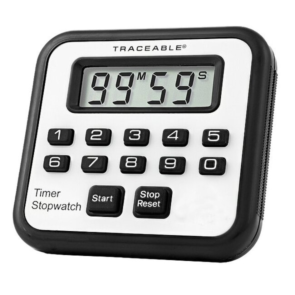 Traceable Alarm Timer/Stopwatch,Accuracy 0.01 Pct 5020