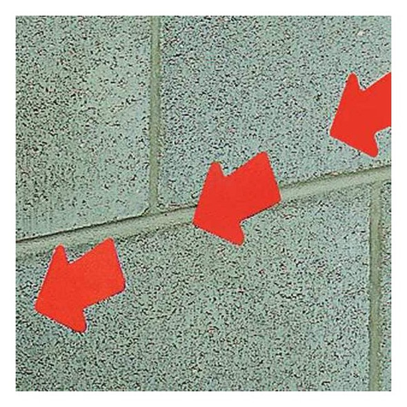 Floor Marking Tape, vinyl, No Legend, Red, 4 in W., 0.216 in Thickness, 50 PK